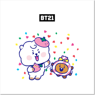 bt21 bts exclusive design 105 Posters and Art